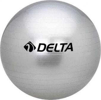 Delta 65 cm Dura-Strong Deluxe Gümüş Pilates Topu (Pompasız)