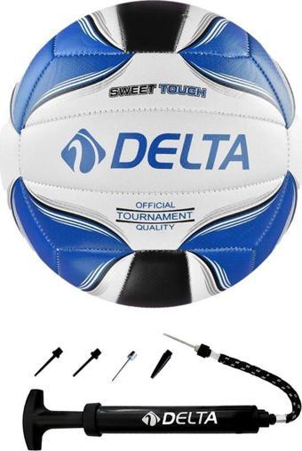 Delta Rivo Dikişli 5 Numara Voleybol Topu + Top Pompası