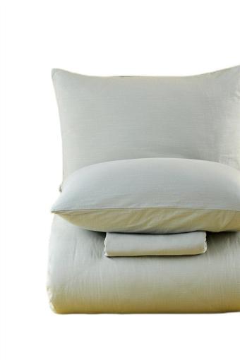 More Home Çift Kişilik % 100 Pamuklu  Müslin Bez  Pike Yastık Kılıfı 50X70 240*265 Açık Yeşil