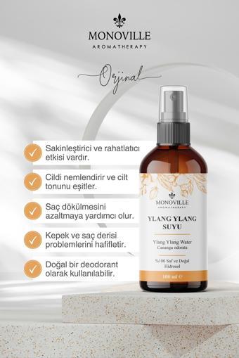 Ylang Ylang Suyu Çiçek Kokulu Etki 100 ml ( Ylang Ylang Water)