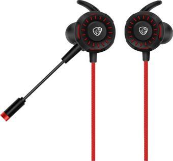 Hytech Hy-Gk1 3,5 Oyuncu Gamer Esnek Mikrofonlu Kırmızı Kulakiçi Kulaklık