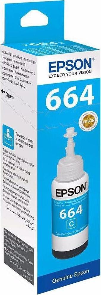 Epson T6642 Cyan Mavi Şişe Mürekkep T66424A