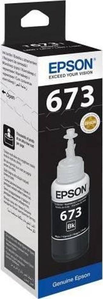 Epson T6731 Black Siyah Şişe Mürekkep T67314A