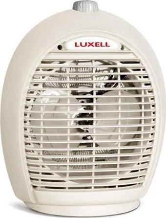 Luxell Lx-6331 Beyaz Isıtıcı Fan 1000+1000 Watt 3 Farklı Kademede Çalışma