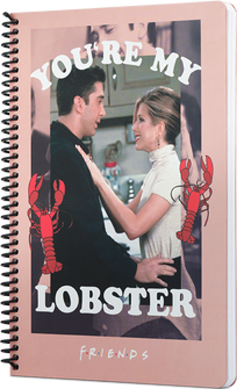 Mabbels Friends Youre My Lobster Spiralli Not Defteri Pembe 80 Yaprak Kareli 17X24Cm Dft-388463
