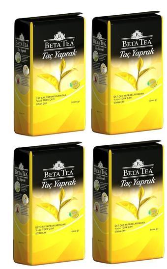 Beta Tea Taç Yaprak Siyah Çay 4x1 Kg