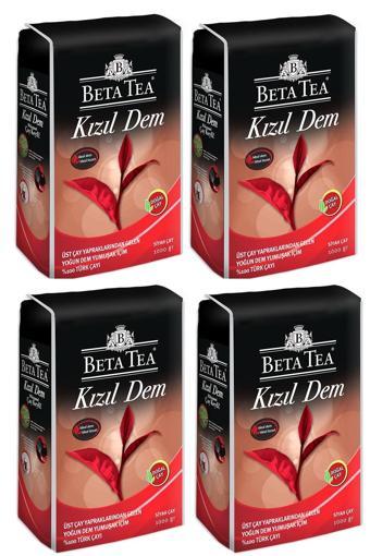Beta Tea Kızıl Dem Siyah Çay 4x1 Kg