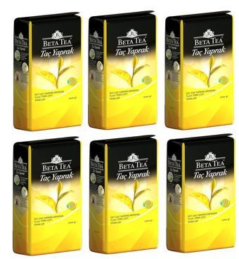 Beta Tea Taç Yaprak Siyah Çay 6x1 Kg