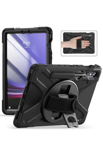 Samsung Galaxy Tab S10 Fe (10.9 inc) Zırhlı Armour Defender Askılı Kılıf Sm - X520 X526B