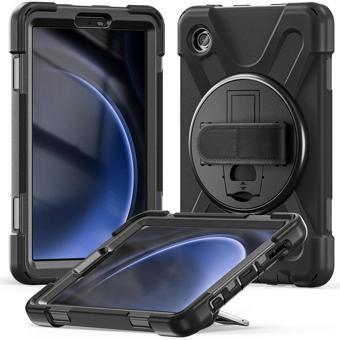 Samsung Galaxy Tab A9 (8.7 inc) Zırhlı Armour Defender Askılı Kılıf SM-X110