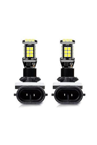 Femex 2 Adet H27 Sis Farı İçin Özel Led Ampul 24 Ledli Beyaz
