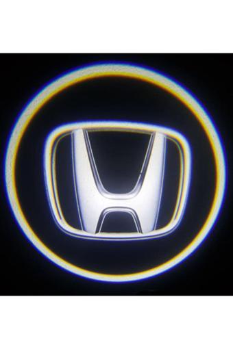Zembil 2 Adet Honda İle Uyumlu Pilli Yapıştırmalı Sensörlü Mıknatıssız Kapı Altı Led Logo