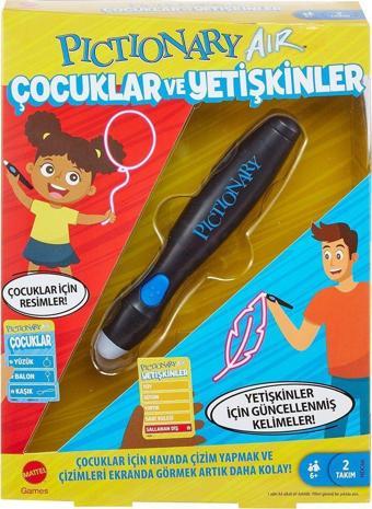 Mattel HDC66 Pictionary Air Çocuklar ve Yetişkinler