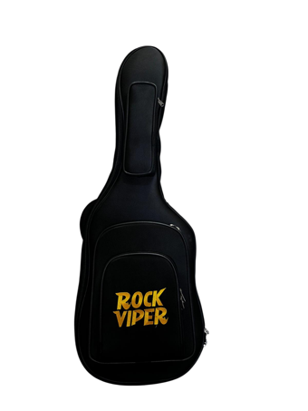Rock Viper Gold Siyah Profesyonel Kalın Pedli Elektro Gitar Kılıfı