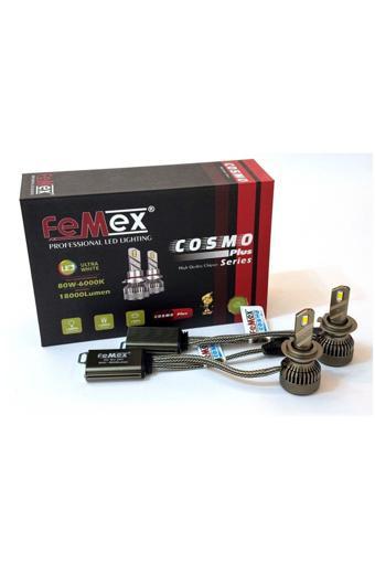 Femex Cosmo Plus H7 Şimşek Etkili Led Xenon 80W 18000 Lumen