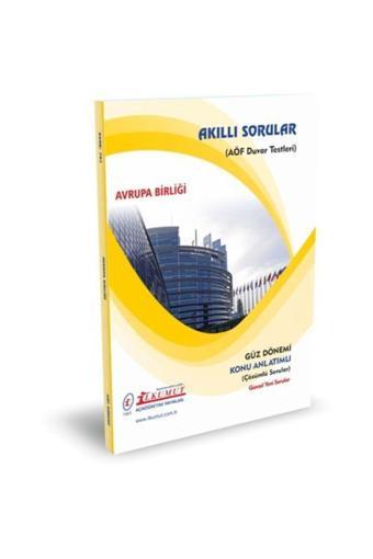 İlkumut Yayınları - Avrupa Birliği - (Konu Anlatımlı ve Çözümlü Sorular) - Akıllı Sorular