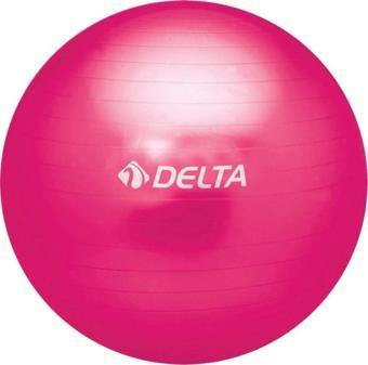 Delta 55 cm Dura-Strong Deluxe Fuşya Pilates Topu (Pompasız)