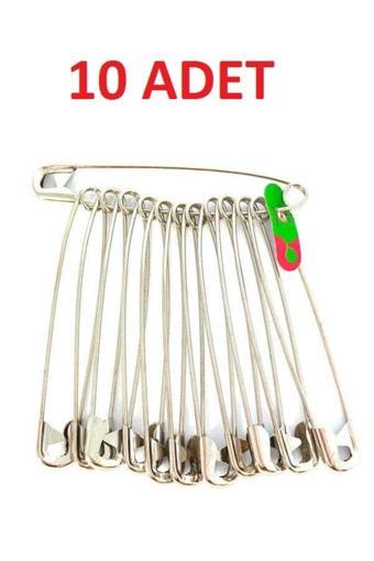 Hagiki Büyük Boy No:4 Çengelli İğne 5Cm Boyunda 12 Adetli Çatal İğne 10 Adet