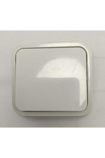 Hagiki (1 Adet) Sıva Üstü Topraklı Tekli Anahtar 250 Volt