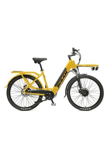 BİSAN FELİCİTY ELEKTRİKLİ BİSİKLET 50 CM DİSK FREN 27,5 JANT 7 VİTES CAT SARI SİYAH