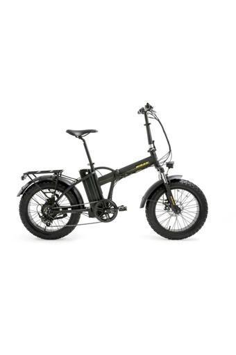 E-foldıng F2 Elektrikli Katlanır Bisikleti 43cm Md 20 Jant 7 Vites Mat Siyah Sarı