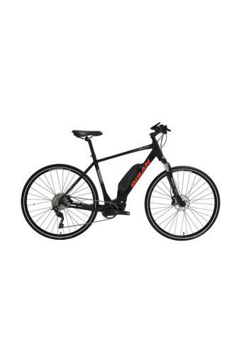 BİSAN E-TREKKİNG ELEKTRİKLİ BİSİKLET 53 CM DİSK FREN 700C JANT 10 VİTES MAT SİYAH KIRMIZI