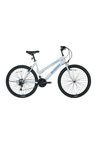 BİSAN SENTIERO KADIN DAĞ BİSİKLETİ 42CM V 24 JANT 21 VİTES METALİK BEYAZ MAVİ