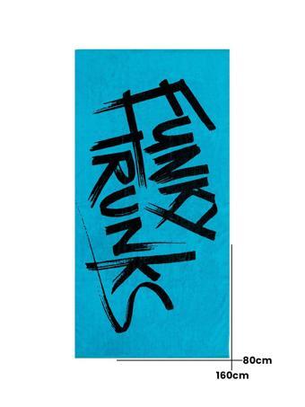 Funky Trunks Tagged Blue Havlu, Antrenman & Spor Havlusu (160x80)