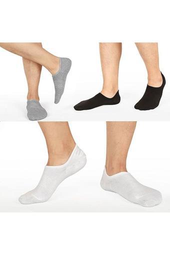 Deribond Görünmez Çorap ( 6 Adet ) Erkek Çorabı, Pamuklu, Sneaker Çorap Çok Renkli 40-45