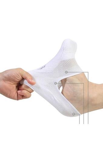 Deribond Sneaker Çorap ( 9 Adet ) Erkek Çorabı, Pamuklu, Görünmez Çorap Beyaz 40-45