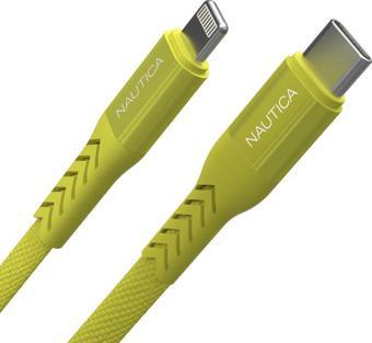 Nautica C50 USB-C to Lightning PD 20W Hızlı Şarj ve Data Kablosu 2.1M Sarı