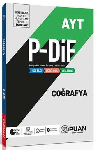 AYT Coğrafya PDİF Konu Anlatım Fasikülleri Puan Yayınları - Puan Yayınları