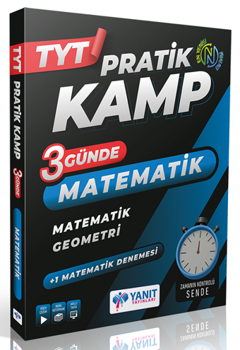 Yanıt Yayınları TYT Matematik 3 Günde Pratik Kamp Kitabı - Yanıt Yayınları