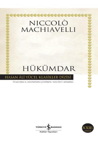 İş Bankası Kültür Yayınları Hükümdar - Hasan Ali Yücel Klasikleri - Niccolò Machiavelli - 9789944883764 - Not Defterli Seti - İş Bankası Kültür Yayınları