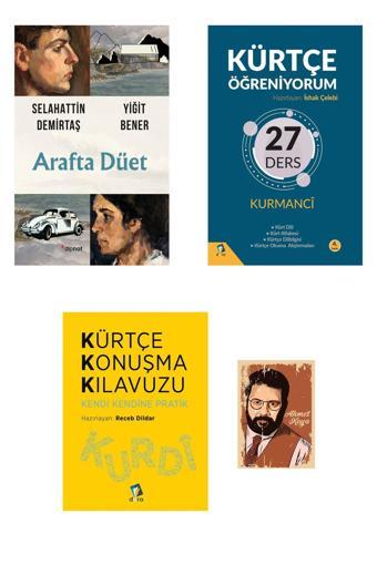 Dipnot Yayınları Arafta Düet - Selahattin Demirtaş - Kürtçe Konuşma Kılavuzu - Kürtçe Öğreniyorum - Not Defter Seti - Dipnot Yayınları