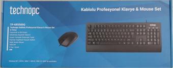 Technopc Kablolu Klavye Mouse Set Türkçe Q TP-KR5500Q