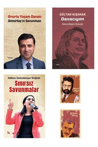 Dipnot Yayınları Savunmalar Seti - Selahattin Demirtaş - Gülten Kışanak - Figen Yüksekdağ Kitapları - Dipnot Yayınları