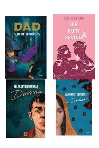 Dipnot Yayınları Selahattin Demirtaş Kitap Seti - Dad - Bir Kürt Sevdim - Seher - Devran - Dilek Bilgiç Esen - Dipnot Yayınları