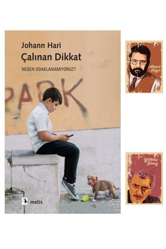 Metis Yayıncılık Çalınan Dikkat - Johann Hari - Metis Yayıncılık - Ahmet Kaya Yılmaz Güneyli Not Defteri Seti