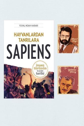 Kolektif Kitap Hayvanlardan Tanrılara: Sapiens-Yuval Noah Harari-Roman Seti -Yılmaz Güney Ahmet Kaya Not Defterli - Kolektif Kitap