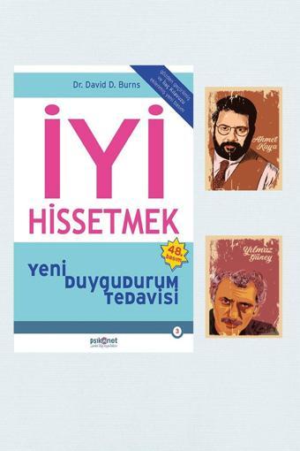 Psikonet Iyi Hissetmek - David Burns - Roman Seti - Yılmaz Güney Ahmet Kaya Not Defterli - Psikonet