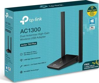 TP-Link Archer T4U Plus 1200 Mbps Kablosuz Usb Adaptör Ac1300