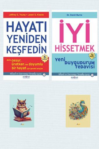 Psikonet Hayatı Yeniden Keşfedin - Janet Klosko - Iyi Hissetmek - David Burns - (2 Not Defterli) - Psikonet