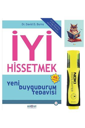 Psikonet İyi Hissetmek -David Burns -Sarı Fosforlu Kalem- Not Defteri Seti - Psikonet