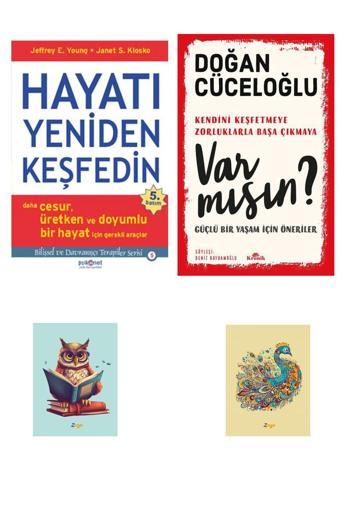 Psikonet Hayatı Yeniden Keşfedin - Janet Klosko - Var Mısın? - Doğan Cüceloğlu - Not Defterli Seti - Psikonet
