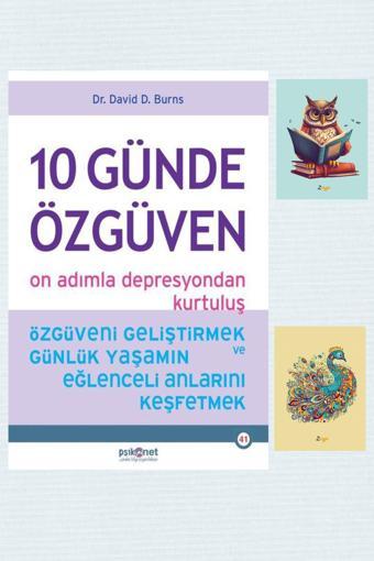 Psikonet 10 Günde Özgüven - David D. Burns - - 9786057496522 - (2 Not Defterli) - Psikonet