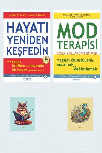 Psikonet Hayatı Yeniden Keşfedin - Mod Terapisi: Diğer Yollardan Gitmek - (2 Not Defterli) - Psikonet