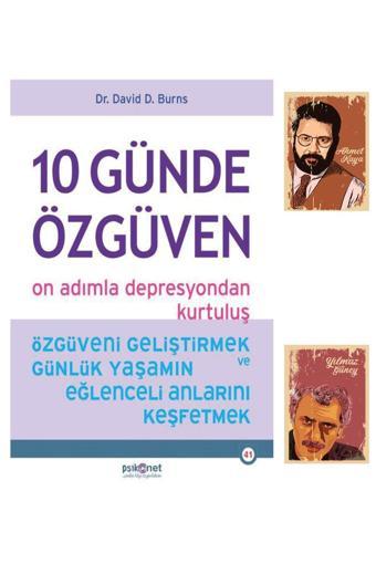 Psikonet 10 Günde Özgüven - David D. Burns - Ahmet Kaya Ve Yılmaz Güneyli Not Defteri Seti - Psikonet