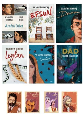 Dipnot Yayınları Selahattin Demirtaş Roman Ve Hikayeleri Seti Kitapları- Arafta Düet -Efsun - Leylan - Seher - Dipnot Yayınları