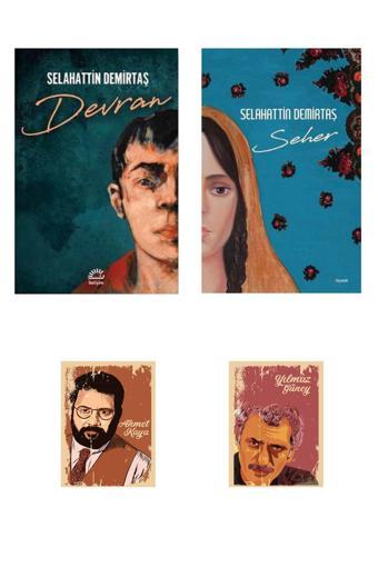 Dipnot Yayınları Selahattin Demirtaş Kitapları - Seher - Devran Kitabı - Yılmaz Güney Ahmet Kaya Not Defteri Seti - Dipnot Yayınları